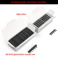 Profession elle 6D Smart Feather No Trace Haar verlängerungen der dritten Generation Machine Lock Hair Bundle zum Schnallen mit extremer Geschwindigkeit