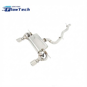 ระบบท่อไอเสียแคทแบ็กสแตนเลสพร้อมวาล์วอิเล็กทรอนิกส์สำหรับ Audi TT MK3 2.0T - Product Image 2