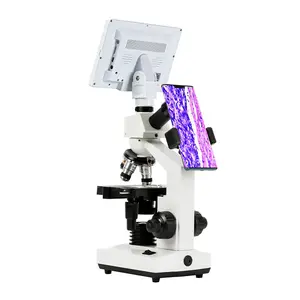 Laboratory Equipment Digital Microscope 40X-1000X Zoom Monocular Optical Microscope Laboratory Monocular Biological Microscope