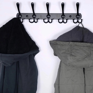 Stainless Steel <strong>Coat</strong> <strong>Rack</strong> <strong>Wall</strong> Mount 5 Tri Hooks Durable Robe Hat Clothes Hooks <strong>Coat</strong> Hook Rail Heavy Duty <strong>Coat</strong> Hangers <strong>Rack</strong> - Product Image 6