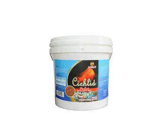 Pellets fish food for Cichlid in bucket with great quality