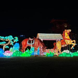 Linterna Flotante 3D de Caballos Galopantes Pequeños para Festivales del Año Nuevo Chino, <span class=keywords><strong>Promociones</strong></span> de Centros Comerciales, Novedad en Venta, para Exteriores - Product Image 5