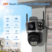 Sistema de Cámara de Seguridad CCTV Wistino de 10MP con Lente Dual para Exteriores, Wifi 5G, Visión Nocturna a Color y Detección de Movimiento por IA