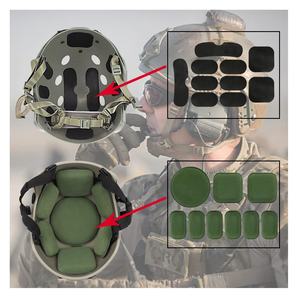 Almohadilla de espuma viscoelástica para casco táctico personalizada de fábrica, almohadillas protectoras para casco de Airsoft <span class=keywords><strong>Paintball</strong></span> - Product Image 1