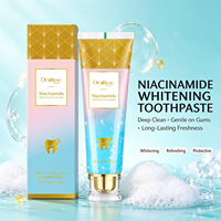Dentifrice blanchissant enrichi en nicotinamide à base de plantes, nettoyage en profondeur, saveur menthe, 120g, usage domestique, double action nettoyante