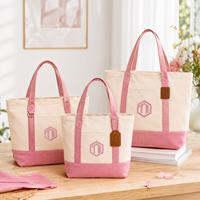 Premium 20oz Baumwoll-Canvas-Tragetasche mit verstärkten Henkeln und X-Stich-Nähung am Boden für Boutique-Einzelhandel und Großbestellungen