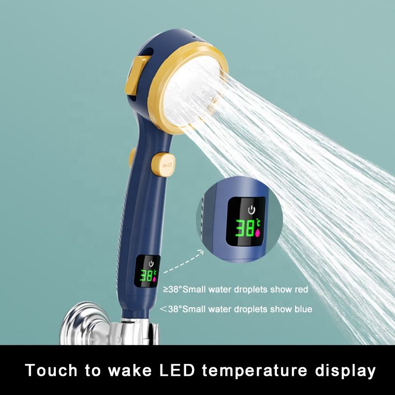 Display Digital Temperature Handheld Shower Heads Display Digital Temperature Handheld Shower Heads