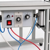 Scelleuse pneumatique à pédale pour sacs, refroidie par eau, double température, écran LCD, pour l'emballage de rouleaux de papier toilette, machines de traitement du papier