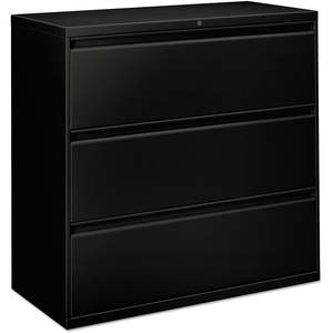 Archivador Lateral Alera 25505 de Tres Cajones, Acero Negro, Material Plástico, con Cerradura, Ajustable, para Oficina, Hogar o Taller - Product Image 2