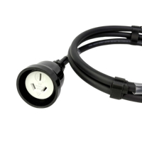 Kabel Panggung FCONNR 15A Powercon ke Soket Listrik Standar Australia Kabel Jumper 3*2.5MM^2 H07RN-F