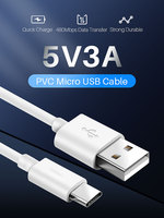 Stocks Type C câble Usb câble de charge rapide usbc vers micro usb vers usb c câble 3.0 charge rapide
