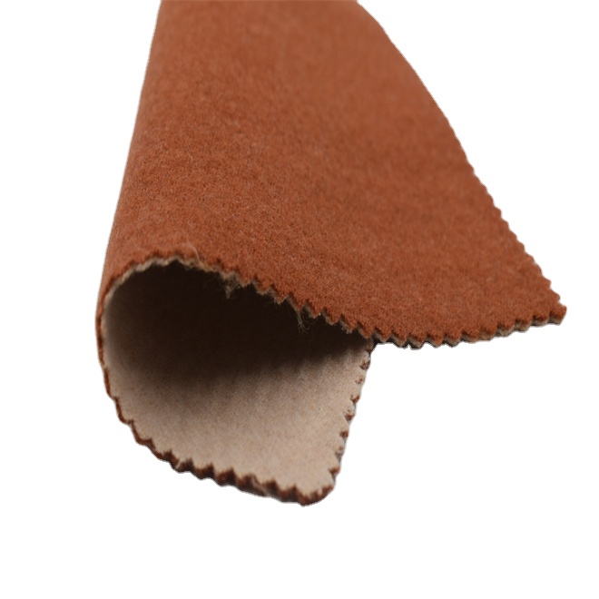 2026 new Inexpensive in Stock 90% Merino Wool 10% Nylon Melton Wool Suit Fabric for Beautiful Overcoat Hot Style