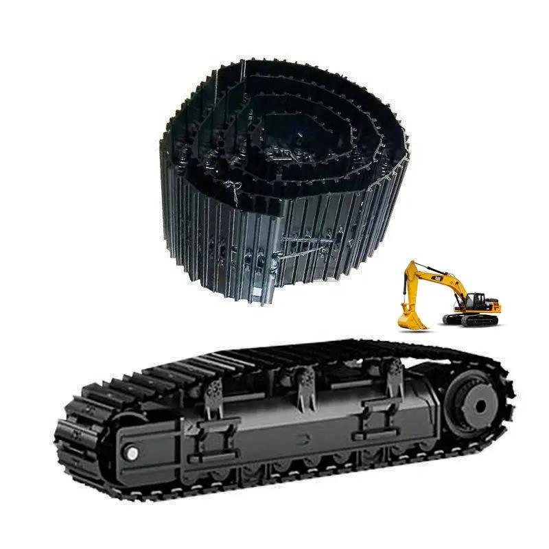 Pièces de train d'atterrissage de chaîne de voie HX245 Chaussure de voie HX245 HX275L HX375L Assy de lien de voie pour l'excavatrice Hyundai