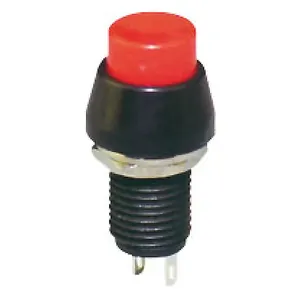 2 Pin Terminal Round Switch Red Green With Latching No Lock Latching Small Button Hole 10mm