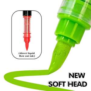 Set di 240 Pennarelli Acrilici con Punta a Pennello <span class=keywords><strong>per</strong></span> Dipingere su Rocce, Pietra, Ceramica, Vetro, Legno, Tela, Materiali <span class=keywords><strong>per</strong></span> Arte Fai da Te e <span class=keywords><strong>Disegno</strong></span> - Product Image 5