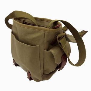 Sac à bandoulière petit format, sacoche de voyage vintage décontractée, sac messager pour homme et femme, fabriqué en usine BSCI - Product Image 3