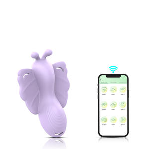 सेक्स खिलौना महिलाओं को वाइब्रेटर वाइब्रेटर पर नियंत्रित स्ट्रैप 9 मोड मोबाइल ऐप नियंत्रित स्ट्रैप - Product Image 1