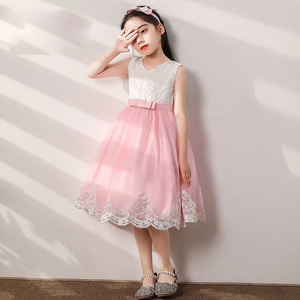 Diadema con Lazo de Encaje, Vestidos Elegantes de Princesa para Bebés de 1 Año, Vestidos de Cumpleaños para Niñas - Product Image 5