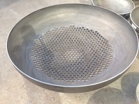 Elliptique En Acier au carbone Poinçonnage Dôme Secouée Tête