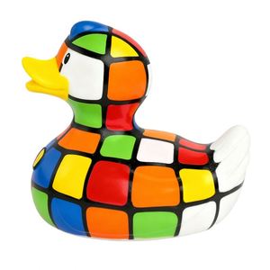 Canard en caoutchouc PVC personnalisé pour enfants, jouet de bain en vrac imprimé, idéal pour les tout-petits - Product Image 1