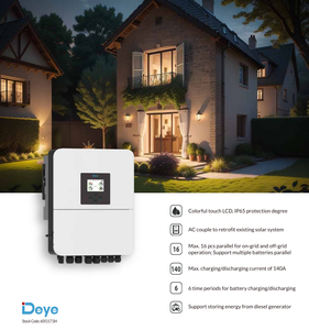 Sistema de Energía Solar Completo Deye Híbrido de 5kW Monofásico con Batería de 51.2V 200Ah y Paneles Solares de 550W - Product Image 1