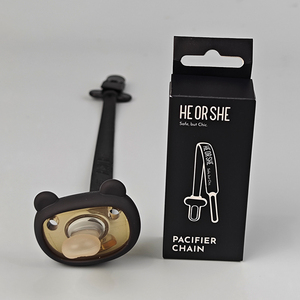 Heorshe khuyến mại cấp thực phẩm Silicone bé núm vú giữ núm vú Clip mô hình động vật chupetas với 0-12 tháng độ tuổi - Product Image 6