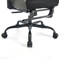 Chaise de bureau de direction contemporaine de luxe - Design ergonomique, base pivotante réglable en tissu pour bureau à domicile