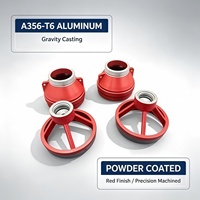 Composants en aluminium moulés sous pression de haute précision, service de fonderie OEM, usinage CNC, poudre pour pièces de machines automobiles