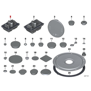 Pieza de posicionamiento de la mesa elevadora para Mini MINI F56 BEV F56 BEV [<span class=keywords><strong>Cooper</strong></span> <span class=keywords><strong>SE</strong></span>] 2018-2019 51717169981 - Product Image 1