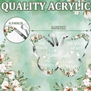 Personalized Custom Acrylic <strong>Plaque</strong> Couple Memorial Butterfly Acrylic <strong>Plaque</strong> Stand Home Decor Gift