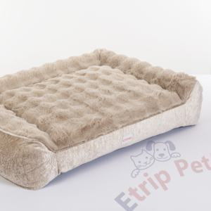 Lit orthopédique pour chien <span class=keywords><strong>Etrip</strong></span>, lavable, en mousse à mémoire de forme, luxe, sur mesure, imperméable, canapé-lit pour chien - Product Image 1