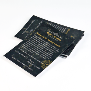 Biglietti di ringraziamento di lusso personalizzati |   Carte di Packaging di Alta Qualità con Logo per Piccole Imprese, Direttamente dalla Fabbrica Cinese - Product Image 1