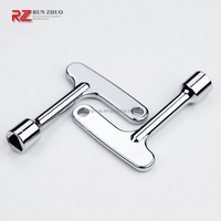 General Elevator Parts Serrure de porte d'ascenseur Contact de porte Clé de serrure triangulaire en acier inoxydable Clé de sécurité de porte d'ascenseur