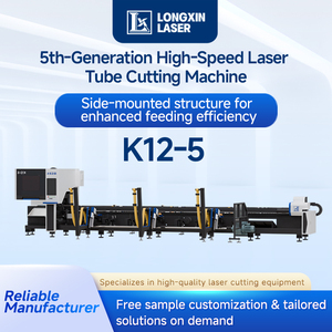 LongXin K12-5 3D Tube Fiber Laser Machine De Découpe Nouvelle Condition 1500W/3000W Laser Puissance Prend En Charge DXF Format Refroidissement Par Eau - Product Image 2