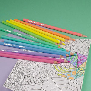 Vente en gros de crayons de couleur <span class=keywords><strong>pastel</strong></span> de 12 couleurs pour enfants, cadeaux pour enfants, fournitures scolaires, crayons de couleur en boîte - Product Image 6