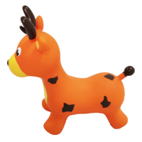 Juguete Inflable de PVC con Forma de Animal Saltarín para Niños, Regalo de Navidad