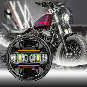 Faro LED de 5-3/4 5,75 \ "para Custom Sportster Iron 883 Dyna Street <span class=keywords><strong>Bob</strong></span> Super Wide Glide Low Rider Night Train Softail Deuce - Product Image 3