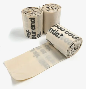 100% Biodegradable <b>Compostable</b> Eco Friendly Leak-proof BPI Certified 15 Micron Thick Pet Waste Poop <b>Bags</b> for Dogs - Product Image 1