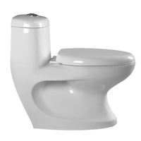 Ensemble de salle de bains sanitaire une pièce WC bon marché WC prix de vente housse de toilette siège blanc toilette en céramique