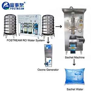 Factory Price Automatic Plastic Small Bag Drinking Pure Sachet Water Packaging Machine