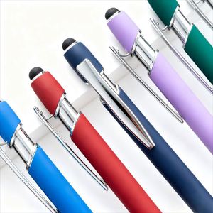 High-Grade Custom Logo Metal Ballpoint <b>Pens</b> Universal for Stylus Advertising in Various Colors Selling Well - Product Image 2