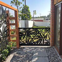 Écran métallique décoratif découpé au laser CNC sur mesure pour clôtures de jardin, art de jardin, meubles, intimité pour clôtures, treillis et portails