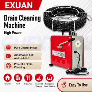 Máquina Eléctrica Profesional para Desatascar Drenajes y Tuberías con Motor Potente para Uso en Fontanería - Product Image 2