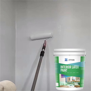 <span class=keywords><strong>Peinture</strong></span> émulsion acrylique imperméable à l'eau Factory-Supply <span class=keywords><strong>Peinture</strong></span> au latex pour mur intérieur Bonne puissance de dissimulation pour le salon pour la pulvérisation - Product Image 1