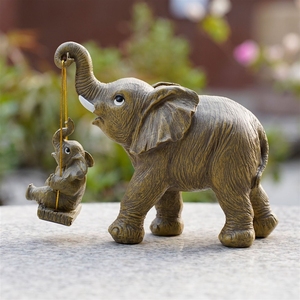 new <strong>swing</strong>, elephant home outdoor garden ornaments, balcony decoration, festival gifts - Product Image 1