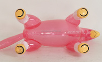 Caballo Inflable de PVC Transparente Rosa Personalizado al por Mayor de Fábrica para Venta