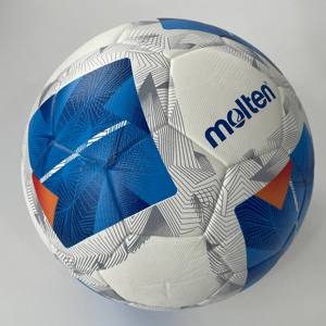 Ballon de football d'entraînement en cuir PU thermocollé durable, personnalisé avec logo officiel, taille sur mesure, vente en gros - Product Image 1