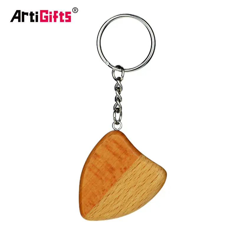 Vente en gros de porte-clés en bois porte-clés avec logo gravé en bois personnalisé logo blanc porte-clés en bois pour gravure