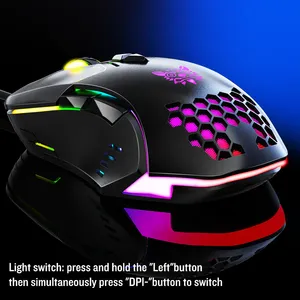 ONIKUMA <span class=keywords><strong>CW902</strong></span> Profesional con cable 6400 DPI USB Óptico LOL Ratones Ergonómico RGB Iluminación Gaming Mouse con 7 DPI Modos para PC - Product Image 5