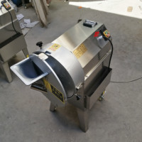 Elektrische Multifunctionele Fruit-En Groentesnijder Bananenchips Snijmachine Komkommersnijmachine In Blokjes Gesneden Ui Snijmachine